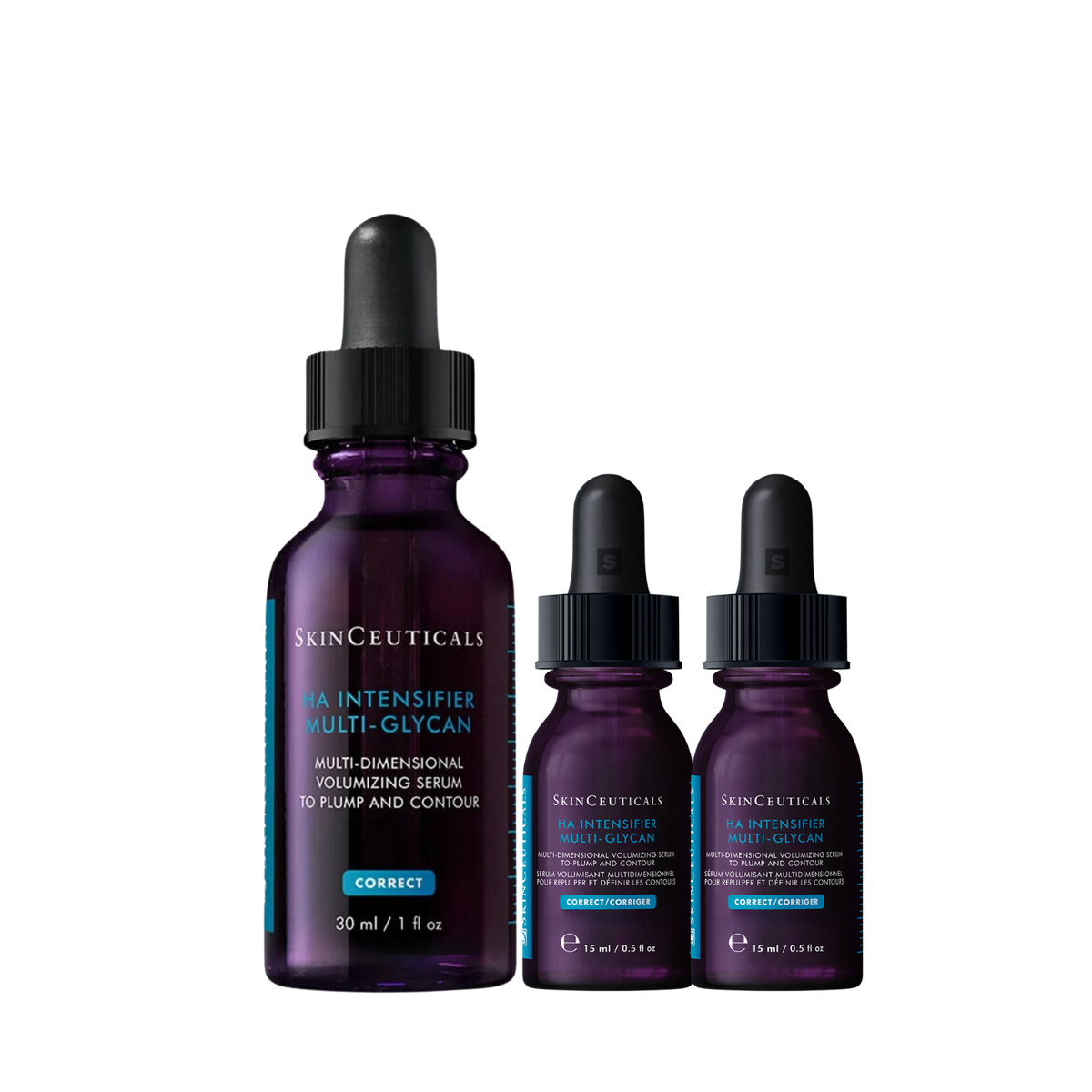 SkinCeuticals HA Intensifier Multi-Glycan Double Up Extra Bundle with HA Intensifier Multi-Glycan 30ml and two 15ml