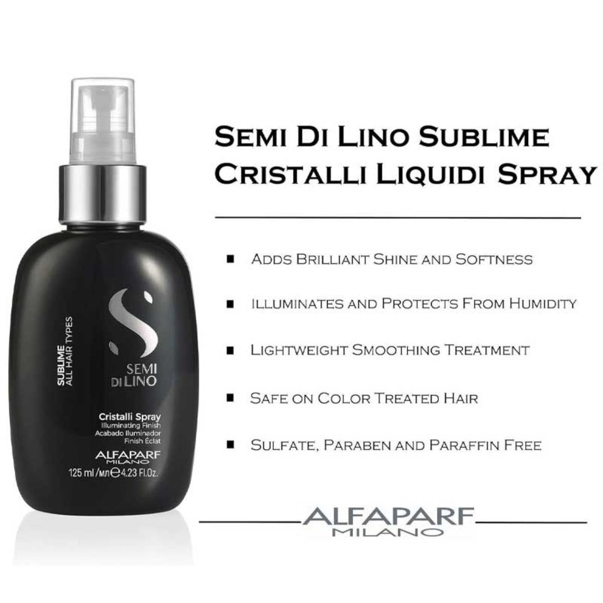 Alfaparf Semi Di Lino Diamond Crystal Spray 125ml SkinShop