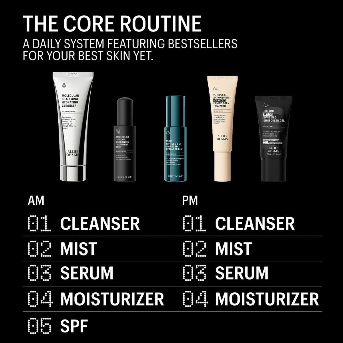 Allies of Skin Multi Peptides & GF Advanced Lifting Serum 7ml SkinShop