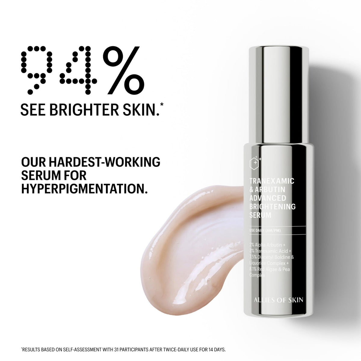 Allies of Skin Tranexamic & Arbutin Advanced Brightening Serum 30ml SkinShop