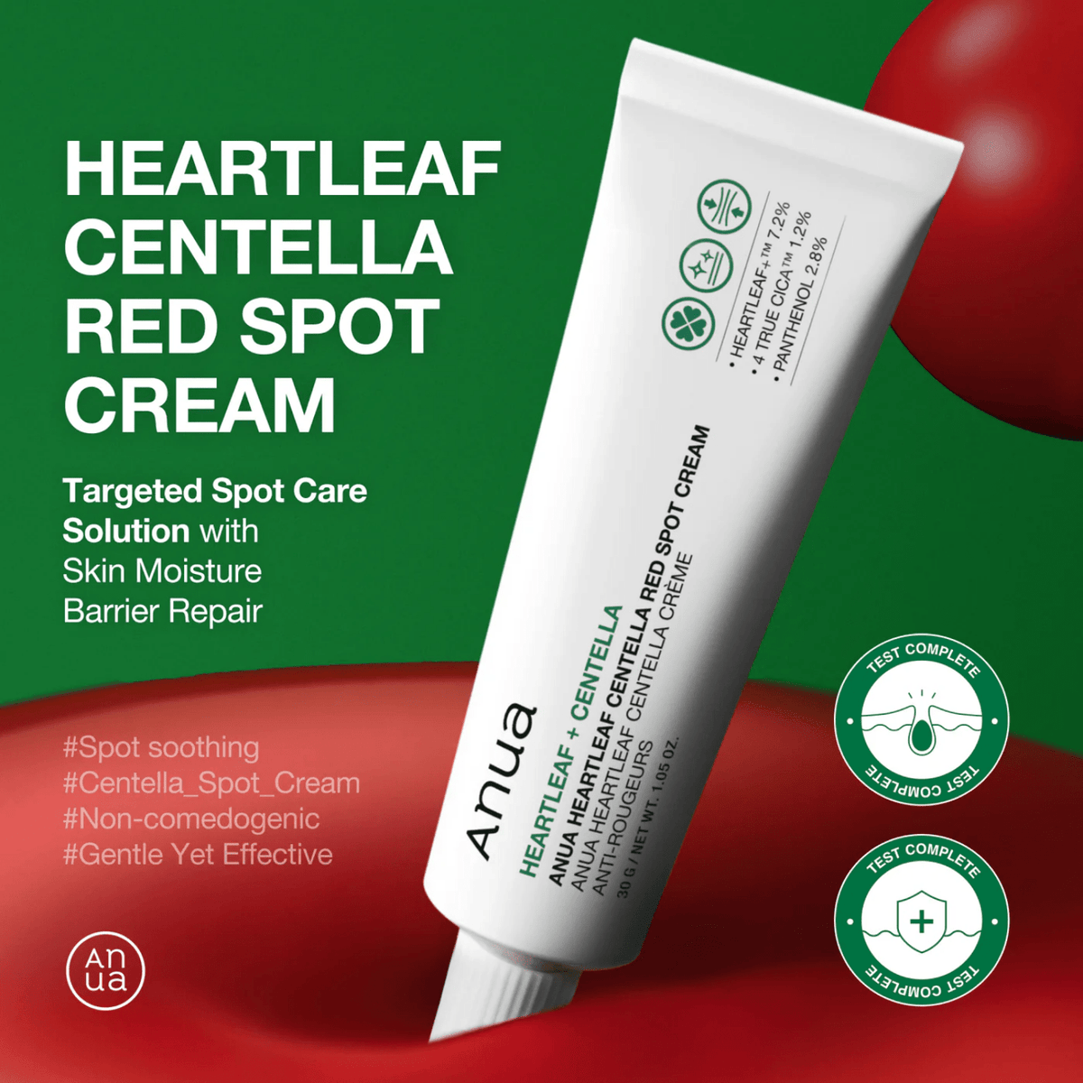 AnuaAnua Centella Red Spot Cream 30gSkinShop