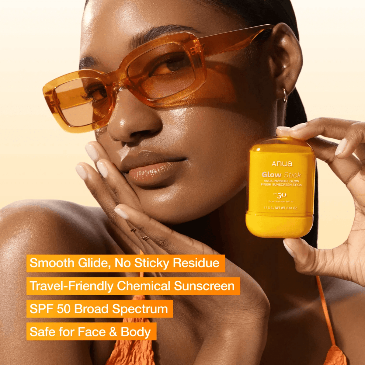 Anua Invisible Glow Finish Sunscreen Stick SkinShop