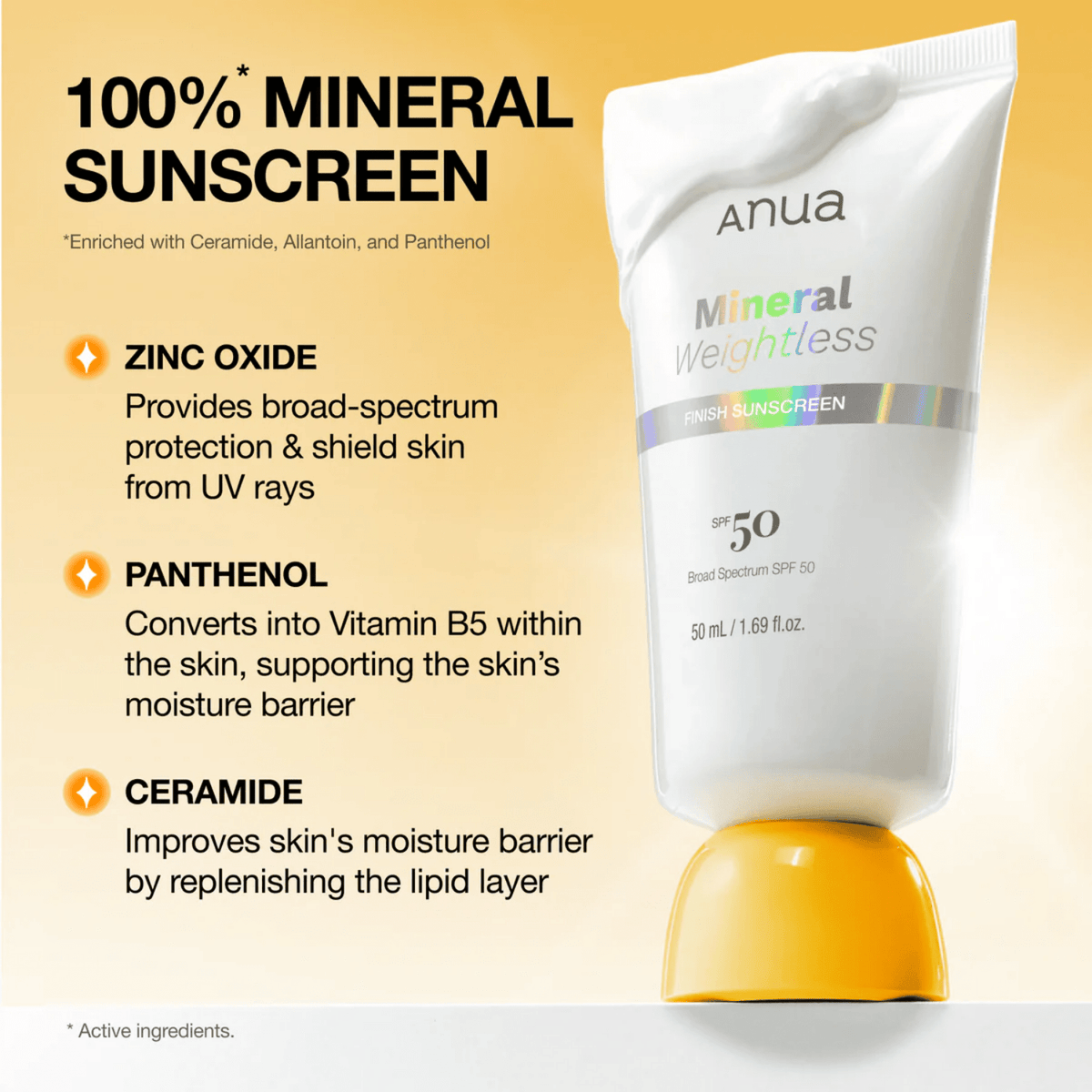 AnuaAnua Mineral Weightless Finish Sunscreen SPF50 50mlSkinShop