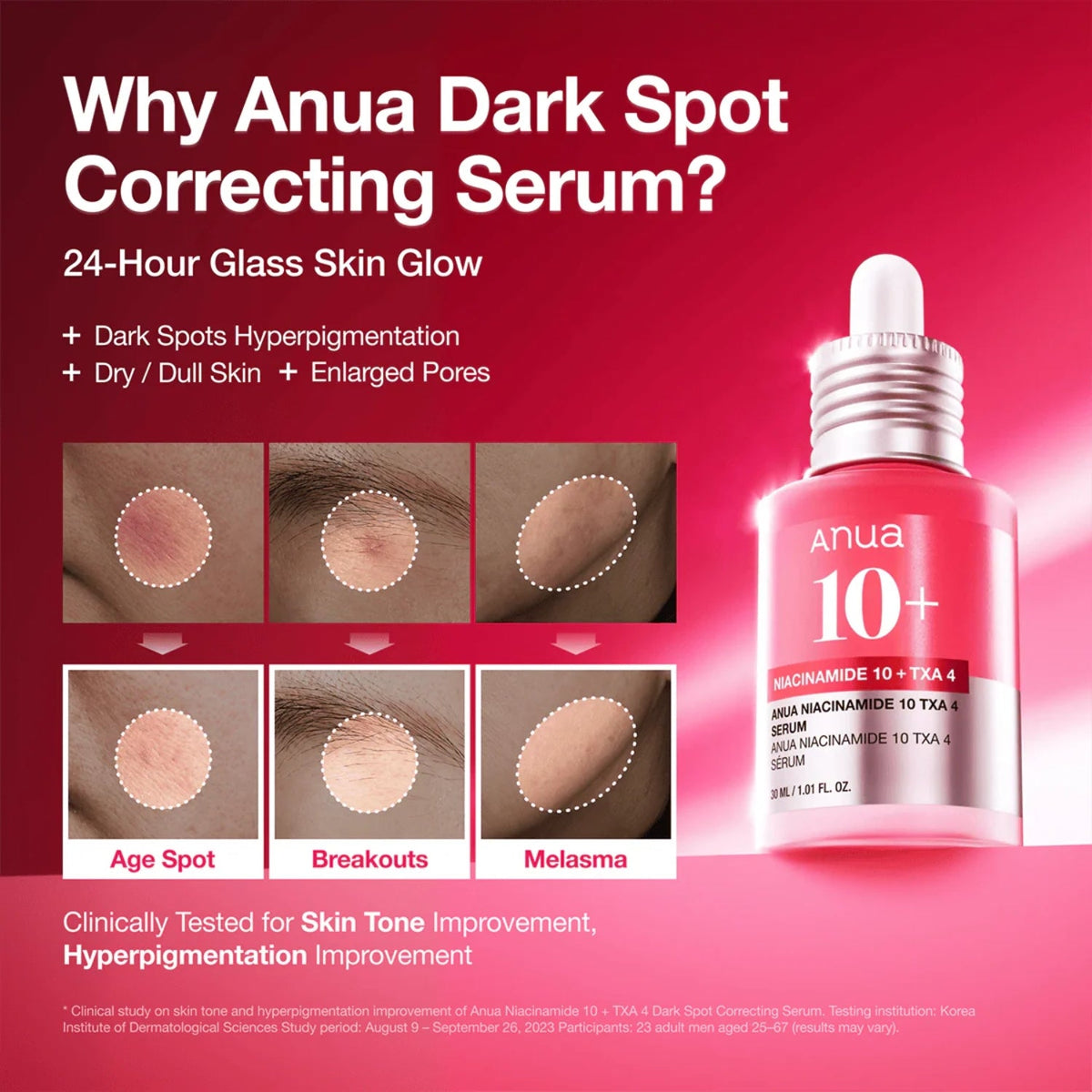 AnuaAnua Niacinamide 10% + TXA 4% Dark Spot Correcting Serum 30mlSkinShop