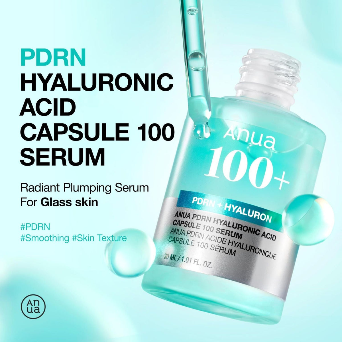 AnuaAnua PDRN Hyaluronic Acid Capsule 100 Serum 30mlSkinShop