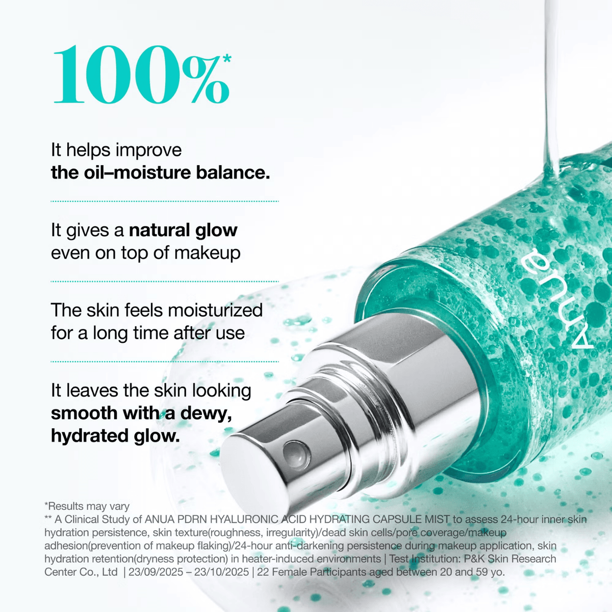 AnuaAnua PDRN Hyaluronic Acid Hydrating Capsule Mist 100mlSkinShop