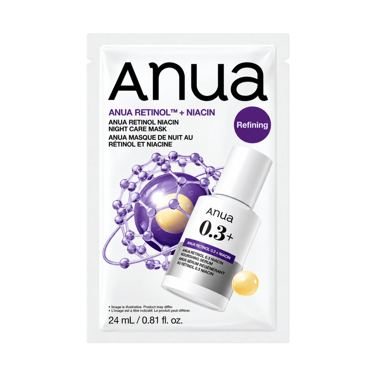 AnuaAnua Retinol Niacin Night Care Mask 24mlSkinShop