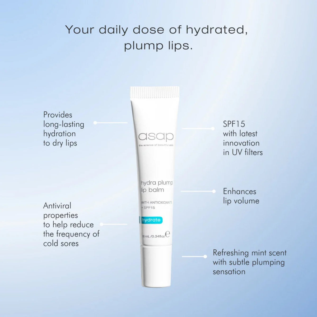 asapasap Hydra Plump Lip Balm 10mlSkinShop