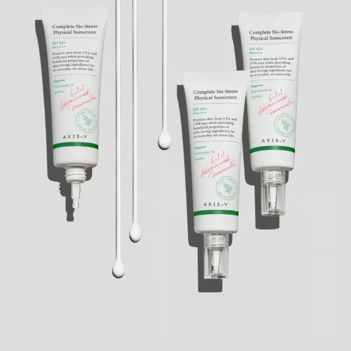 AXIS-Y Complete No-Stress Physical Sunscreen SPF50+ 50ml SkinShop