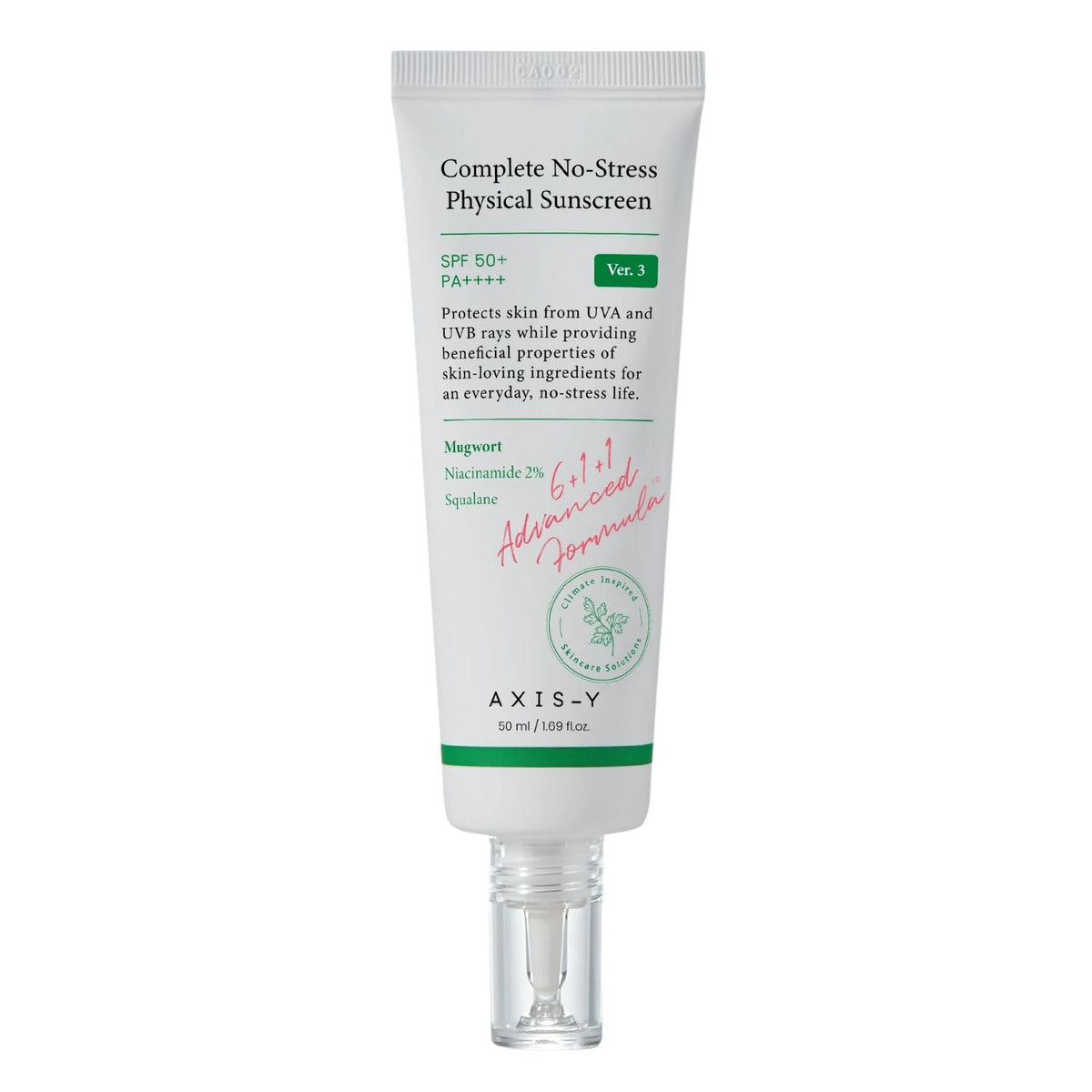AXIS-YAXIS-Y Complete No-Stress Physical Sunscreen SPF50+ 50mlSkinShop