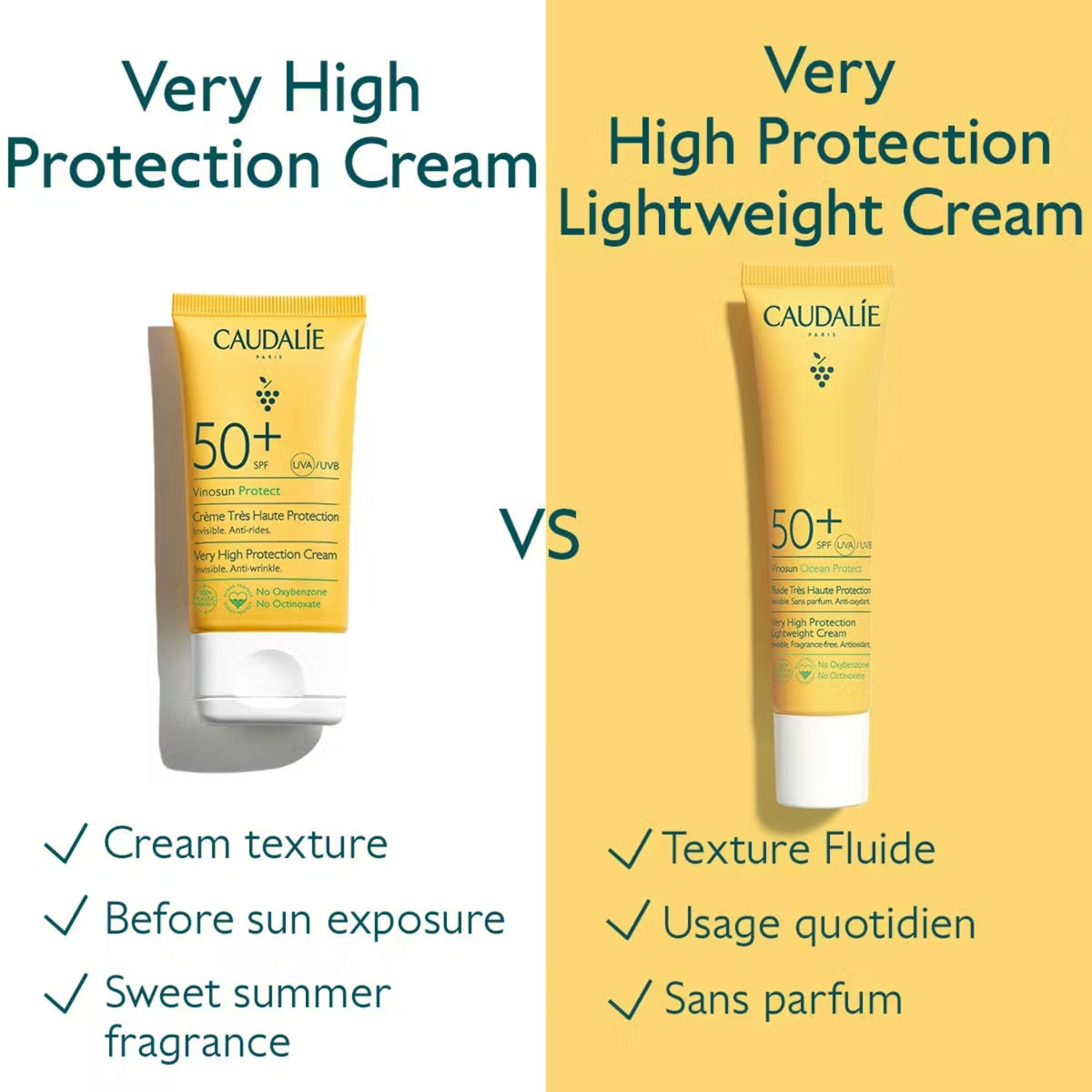 CaudalieCaudalie Very High Protection Cream SPF50+ 50mlSkinShop