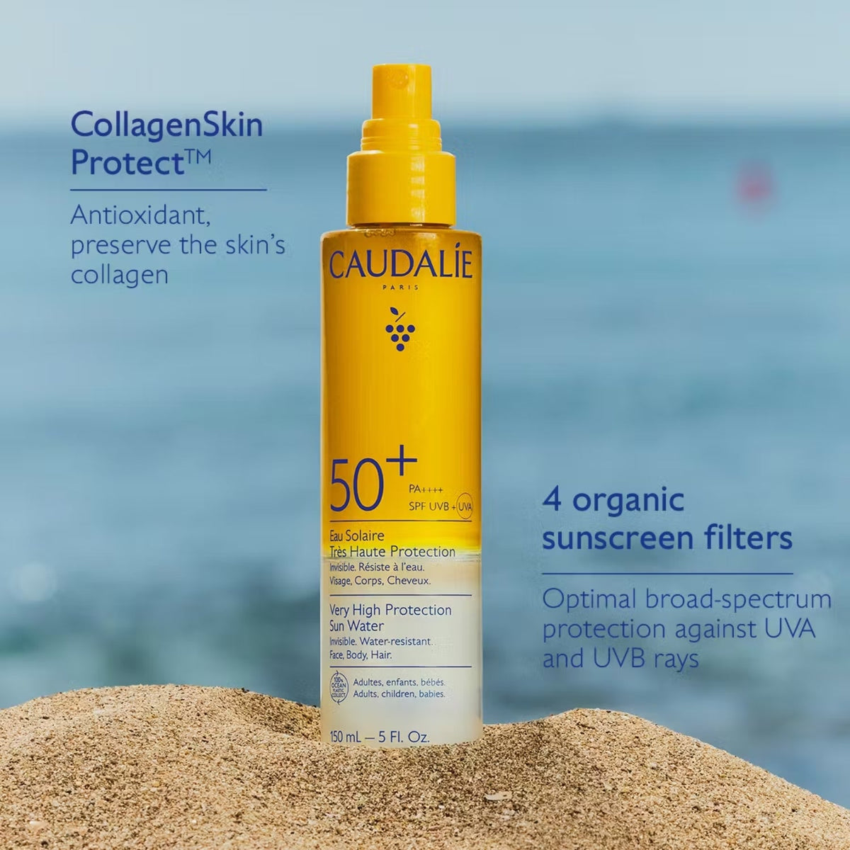 CaudalieCaudalie Very High Protection Sun Water SPF50+ 150mlSkinShop