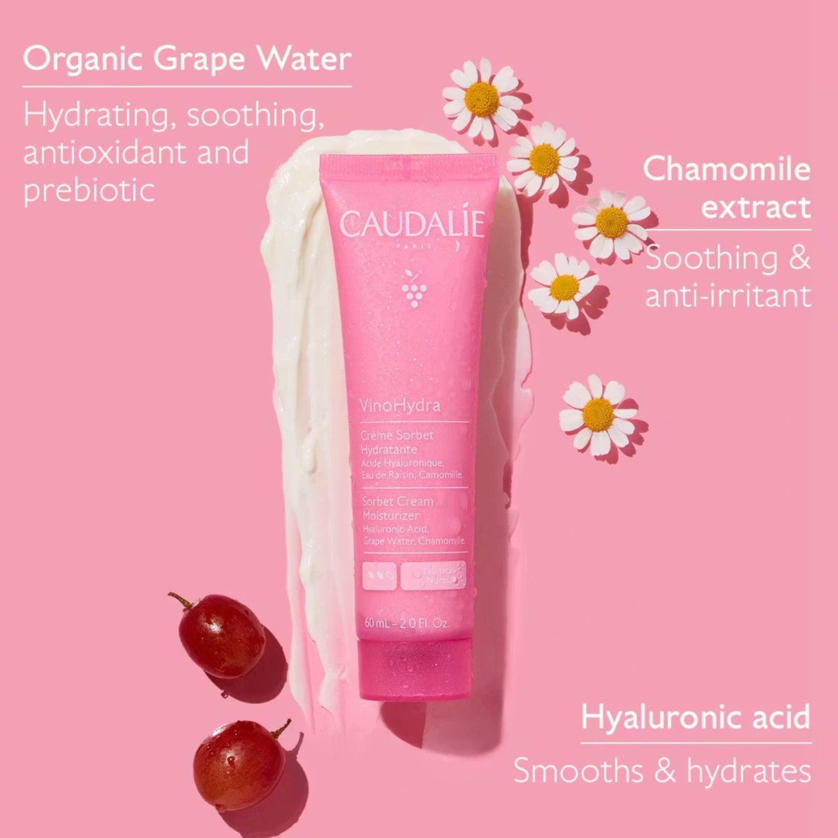 CaudalieCaudalie VinoHydra Sorbet Cream Moisturizer 60mlSkinShop