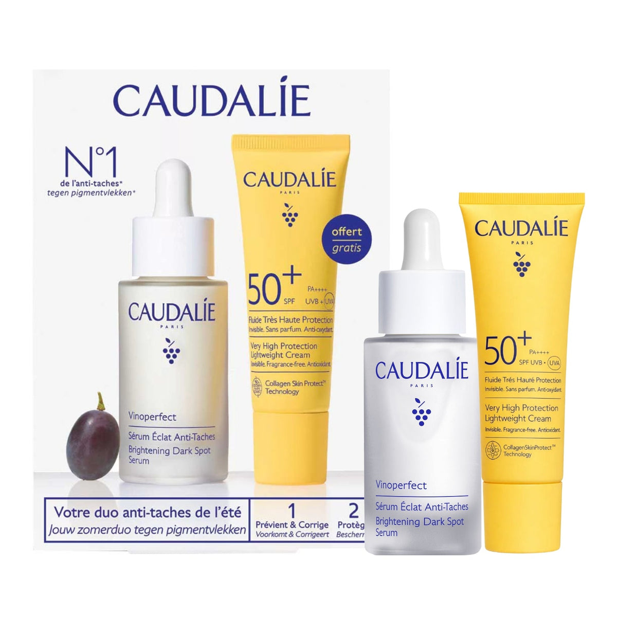 CaudalieCaudalie Vinoperfect Serum & Suncare SetSkinShop