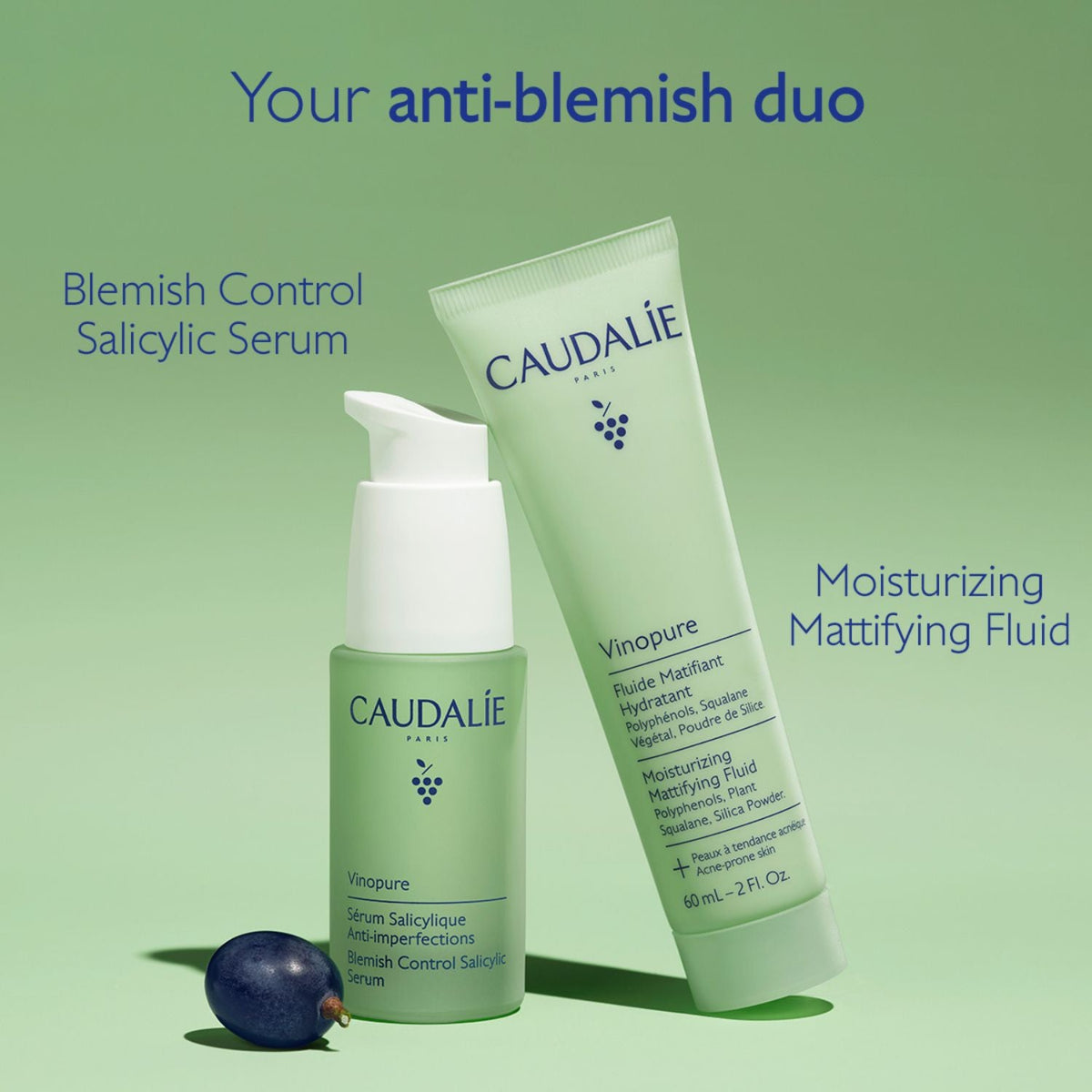 CaudalieCaudalie Vinopure Moisturizing Mattifying Fluid 60mlSkinShop