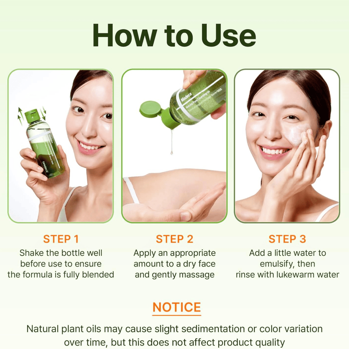 Centellian24 Madeca Matcha Pore Cleansing Oil 200ml SkinShop
