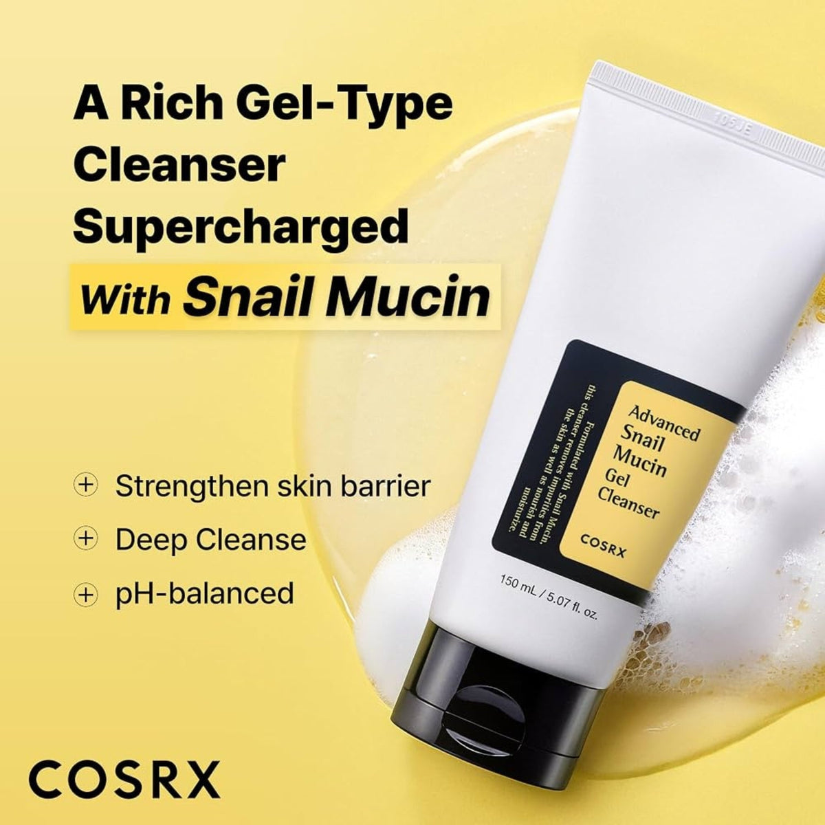 COSRXCOSRX Advanced Snail Mucin Gel Cleanser 150mlSkinShop