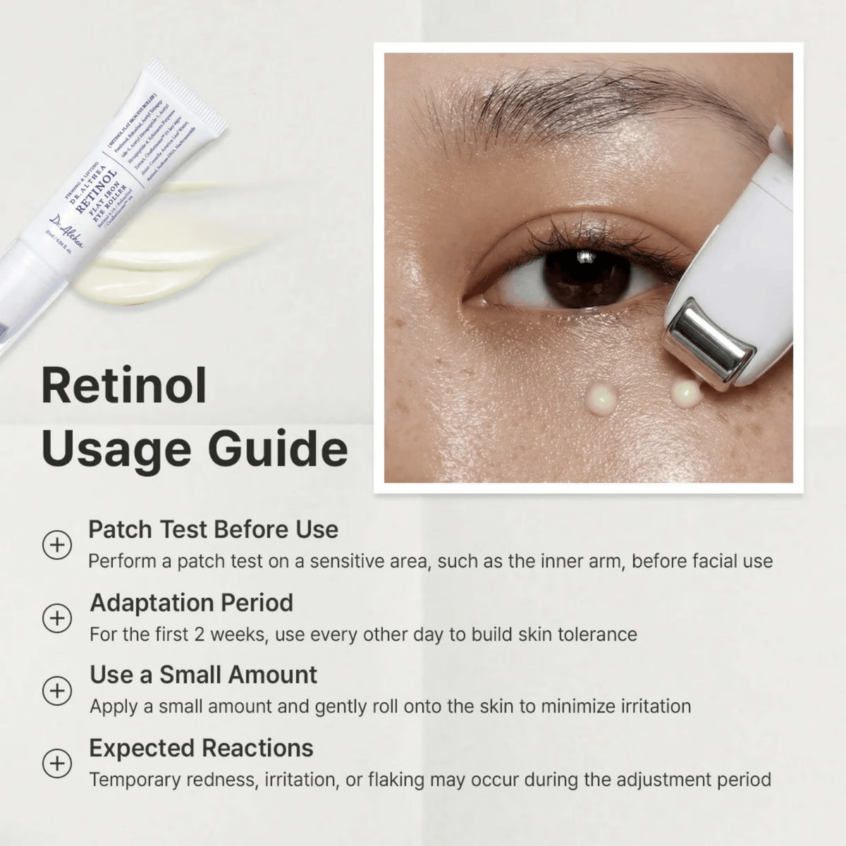 Dr. AltheaDr. Althea Retinol Flat Iron Eye Roller 25mlSkinShop