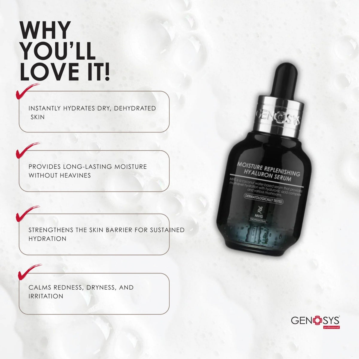 GenosysGenosys Moisture Replenishing Hyaluron Serum 30mlSkinShop