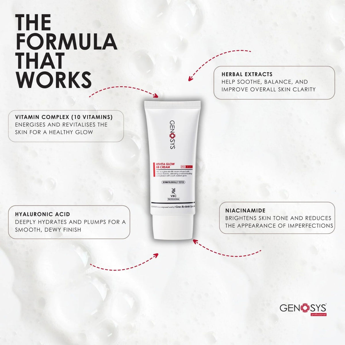 Genosys Revita Glow BB Cream Bright 50ml SkinShop