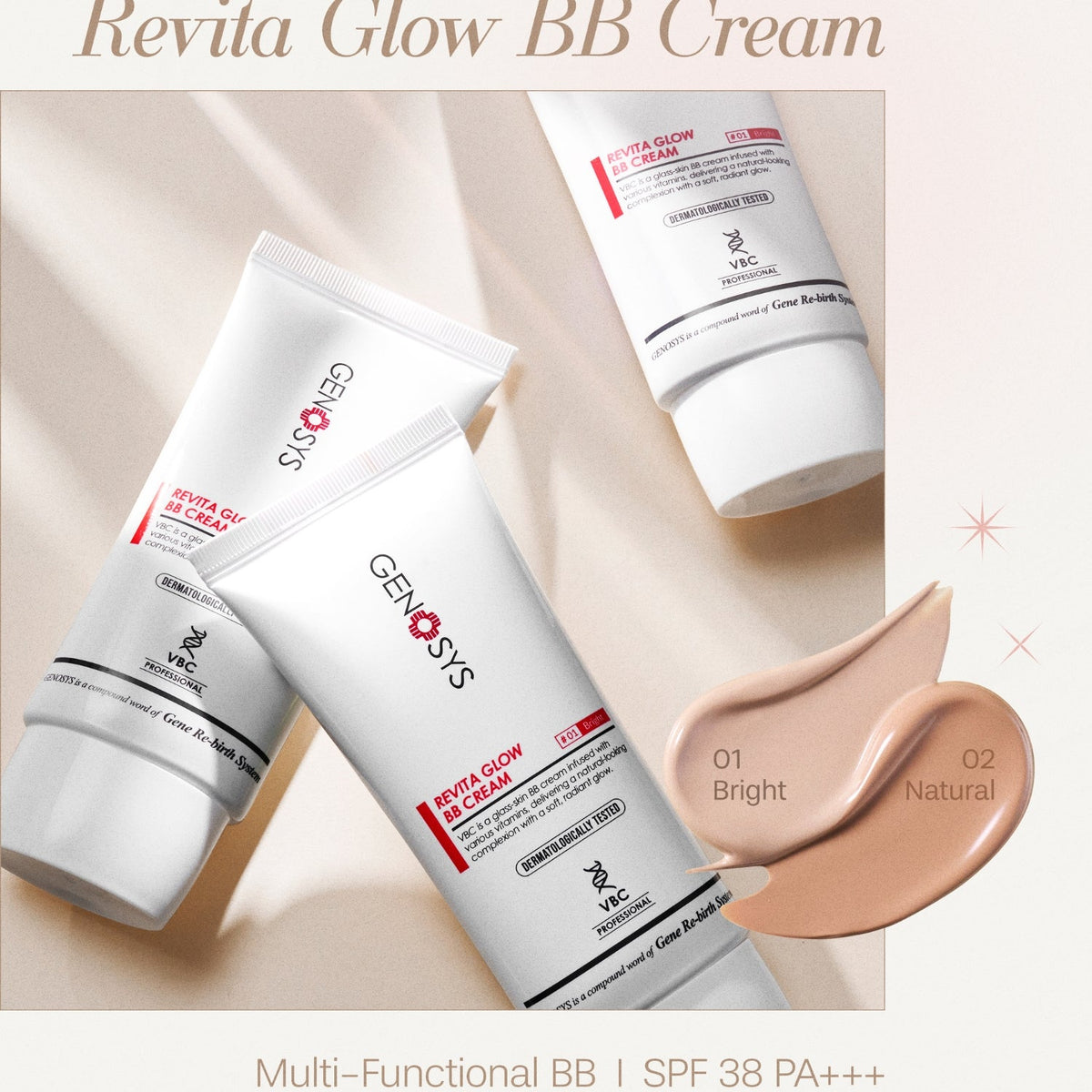Genosys Revita Glow BB Cream Natural 50ml SkinShop