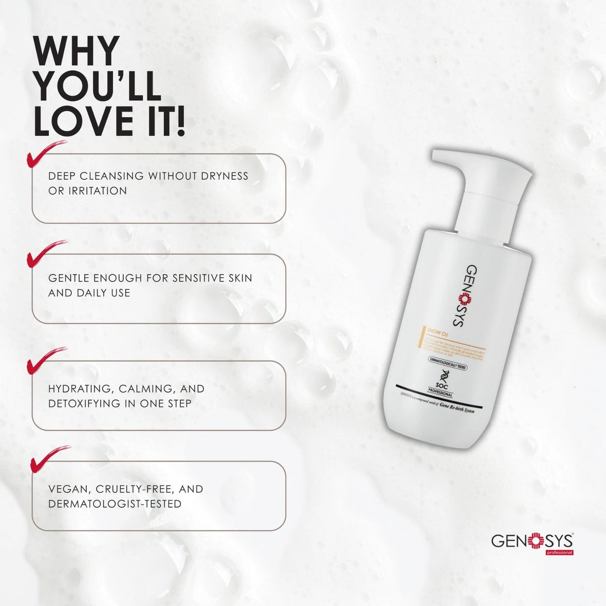 GenosysGenosys Snow O2 Cleanser 180mlSkinShop