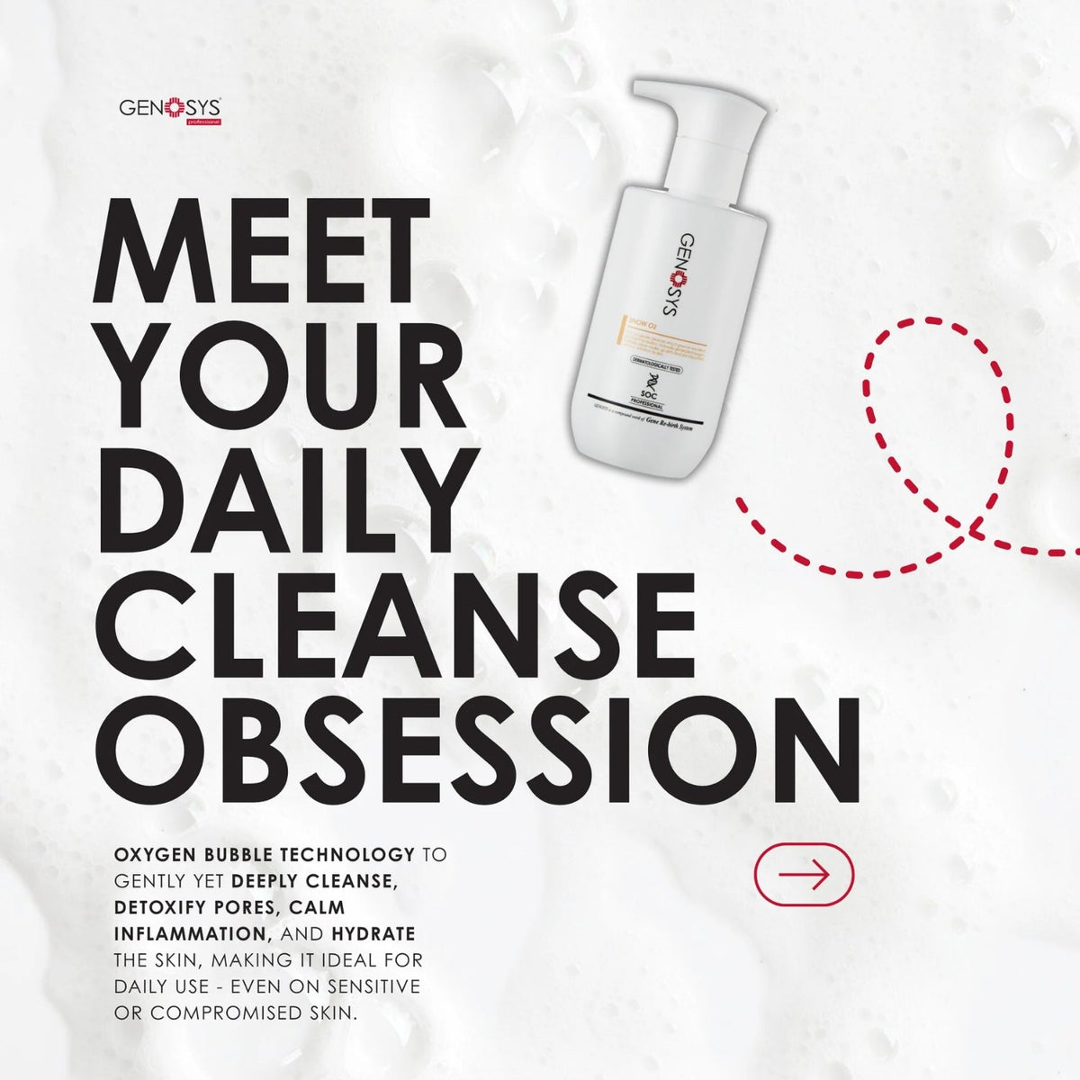 GenosysGenosys Snow O2 Cleanser 180mlSkinShop