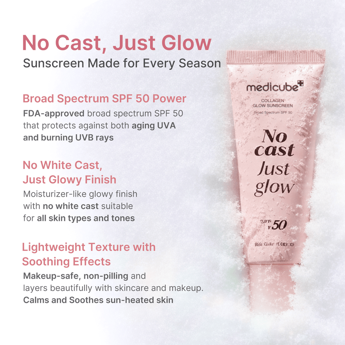 MedicubeMedicube Collagen Glow Sunscreen 50mlSkinShop
