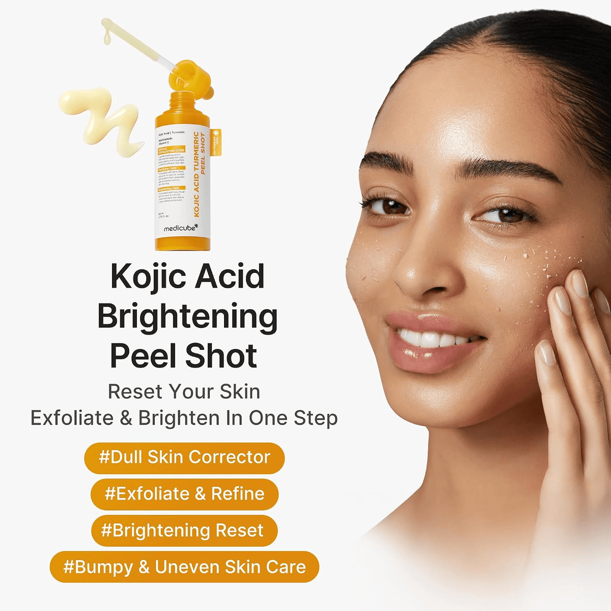 MedicubeMedicube Kojic Acid Turmeric Peel Shot 80mlSkinShop