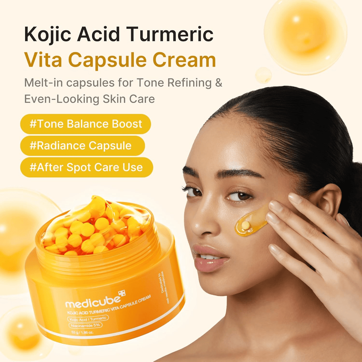 Medicube Kojic Acid Turmeric Vita Capsule Cream 53g SkinShop