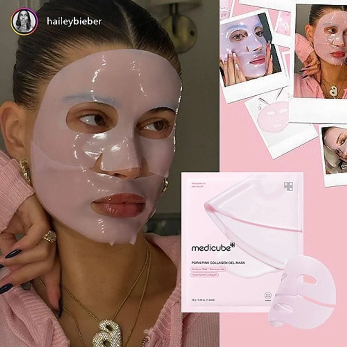 MedicubeMedicube PDRN Pink Collagen Gel Mask 4 PackSkinShop