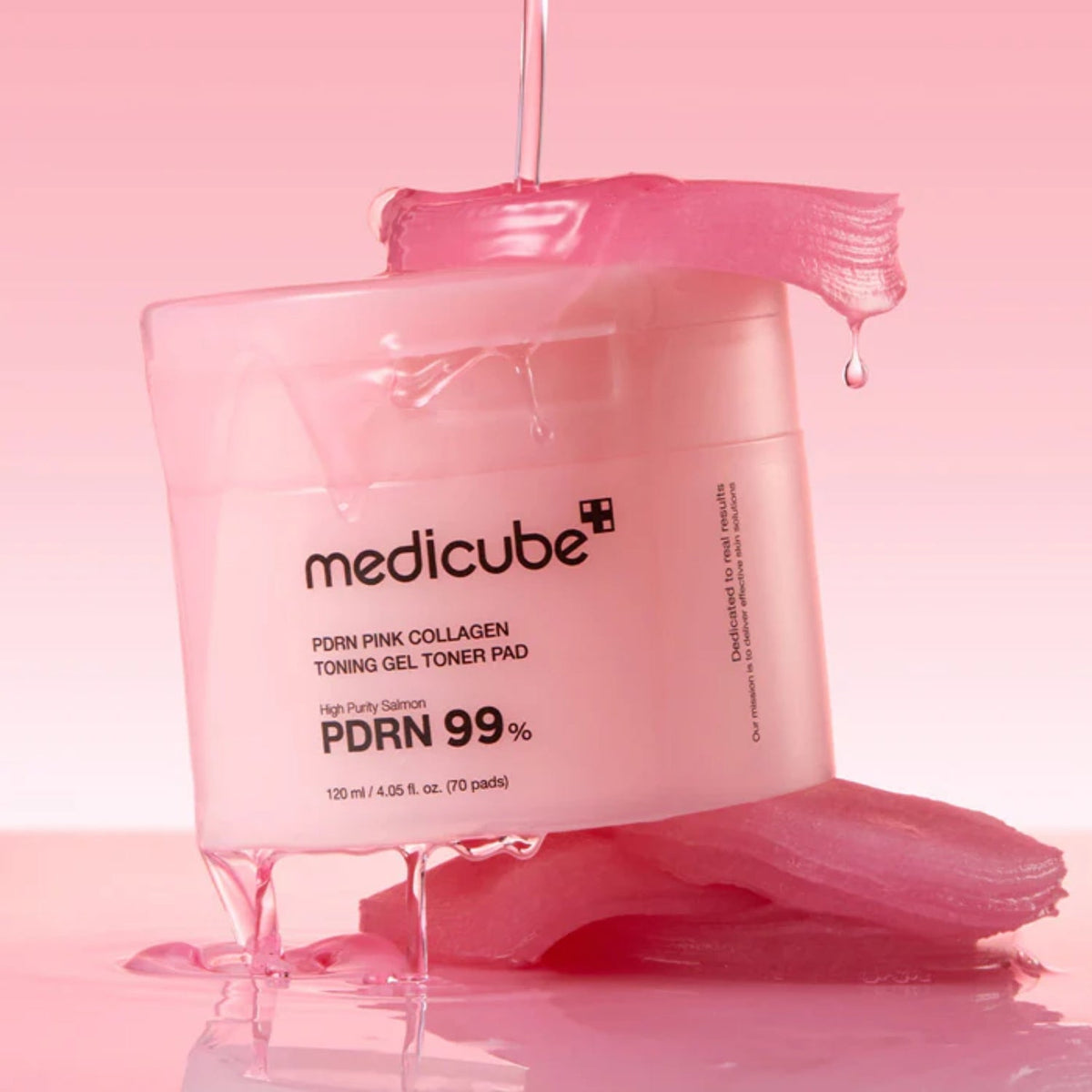 Medicube PDRN Pink Collagen Toning Gel Toner Pad 70 Pads SkinShop