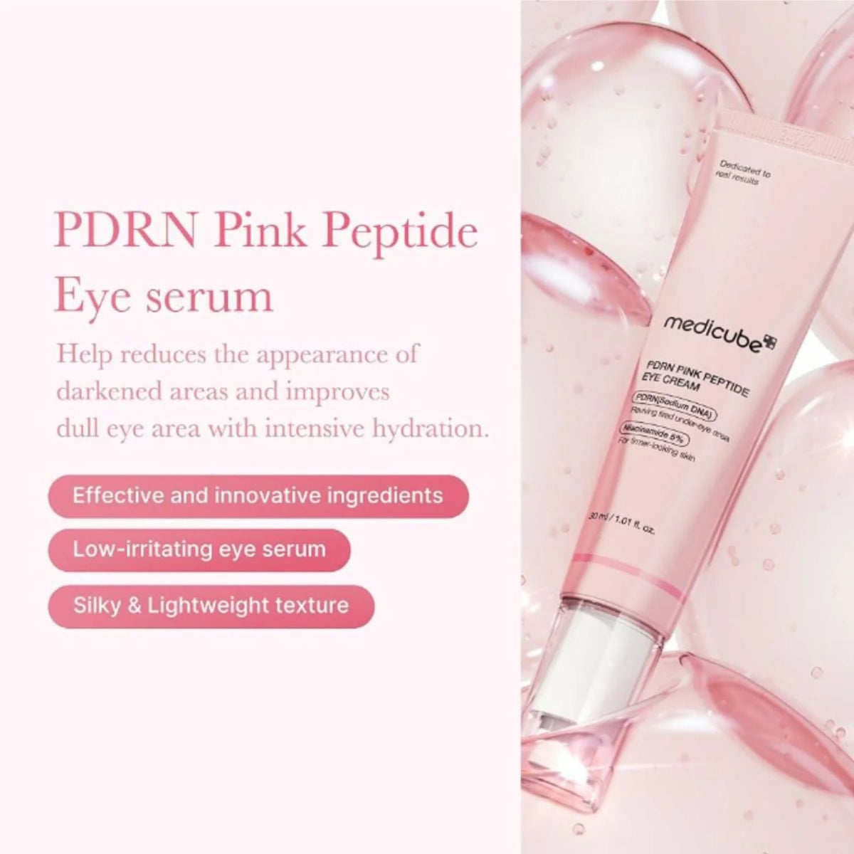 MedicubeMedicube PDRN Pink Peptide Eye Cream 30mlSkinShop