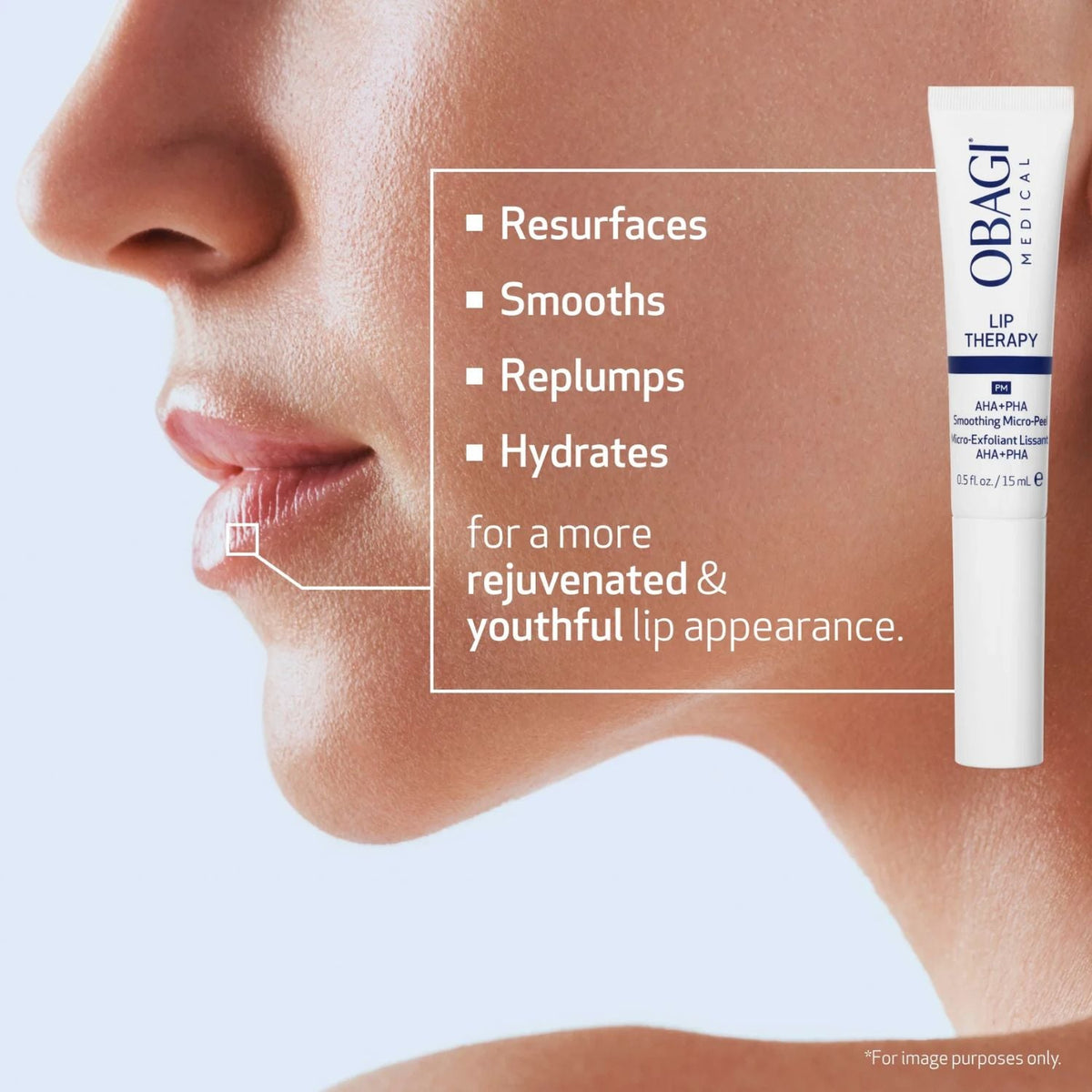 Obagi Lip Therapy AHA + PHA Smoothing Micro-Peel 15ml SkinShop