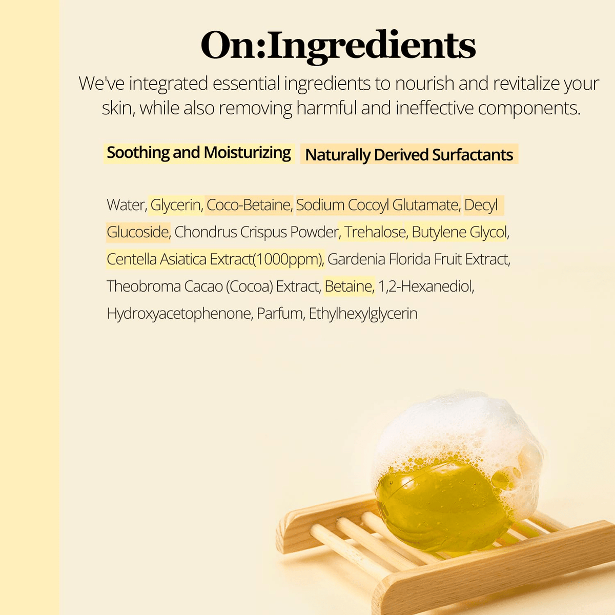 Ongredients Jeju Cica Cleansing Ball SkinShop