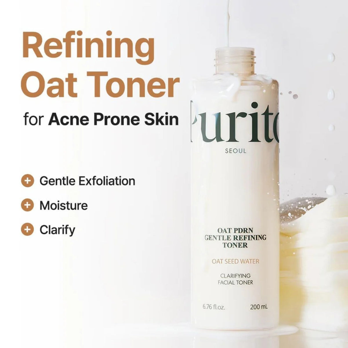 PuritoPurito Oat PDRN Gentle Refining Toner 200mlSkinShop