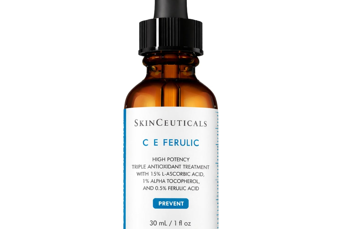 SkinCeuticals C E Ferulic 30ml vitamin C serum in an amber glass dropper bottle
