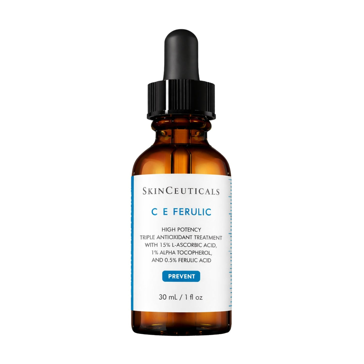 SkinCeuticals C E Ferulic 30ml vitamin C serum in an amber glass dropper bottle