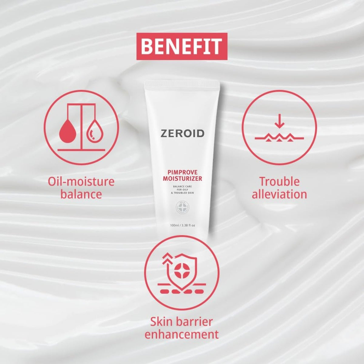 ZEROID Pimprove Moisturizer 100ml SkinShop