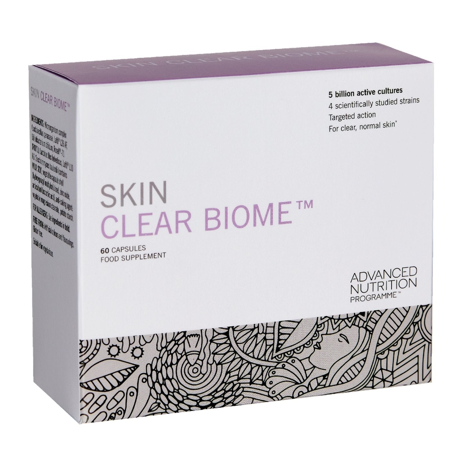 Advanced Nutrition Programme Advanced Nutrition Programme | Skin Clear Biome | 60 caps - SkinShop