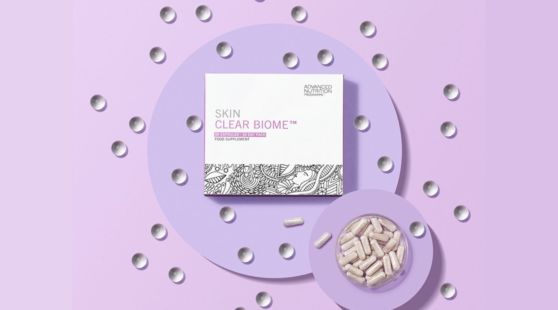 Achieve Clearer Skin with Advanced Nutrition Programme's Skin Clear Biome - SkinShop