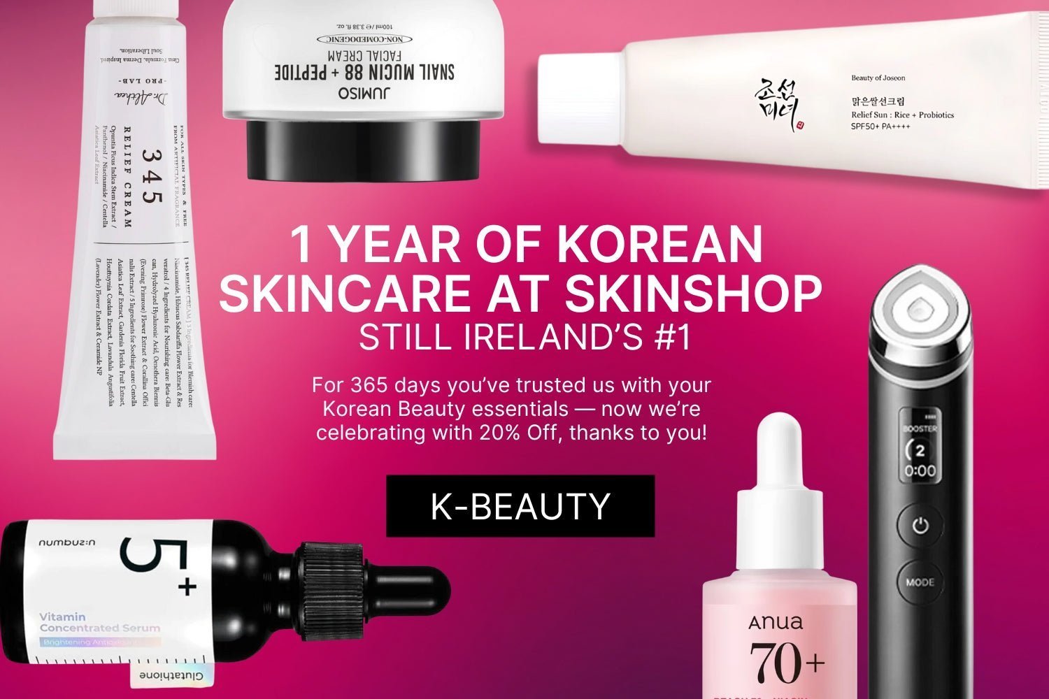 Celebrating One Year of Korean Beauty at SkinShop – Ireland’s Home of K-Beauty - SkinShop