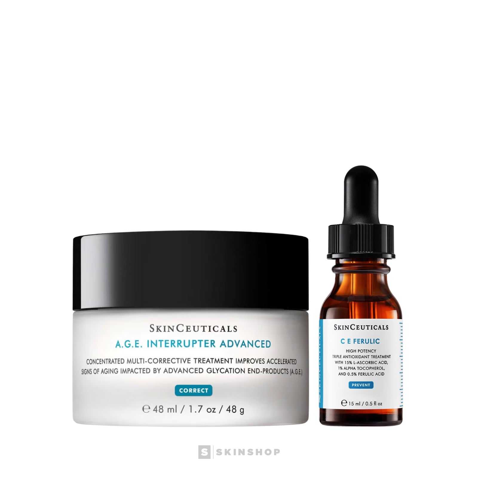 SkinCeuticals A.G.E Interrupter Advanced & C E Ferulic Duo Bundle