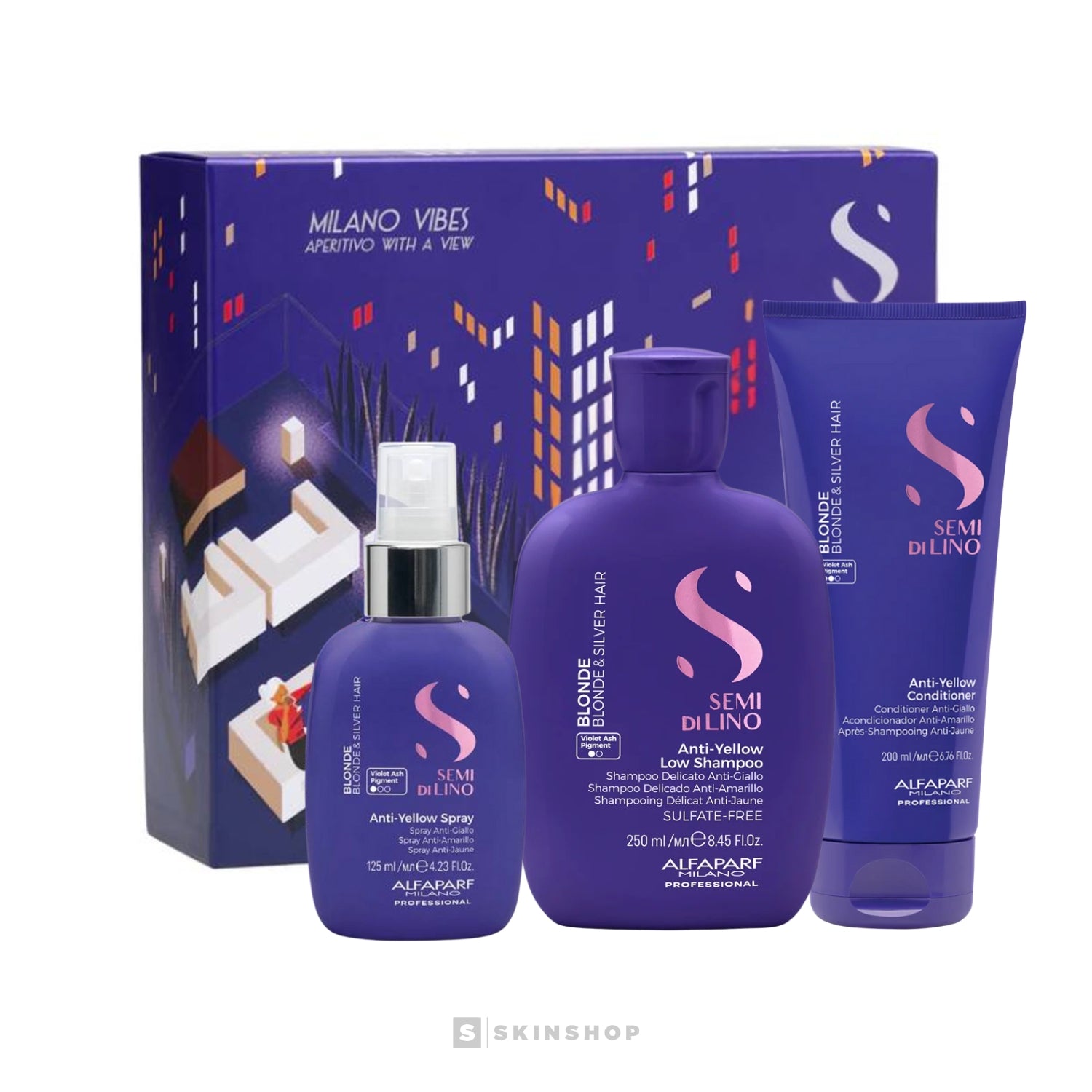 Alfaparf | Semi Di Lino Blonde Gift Set
