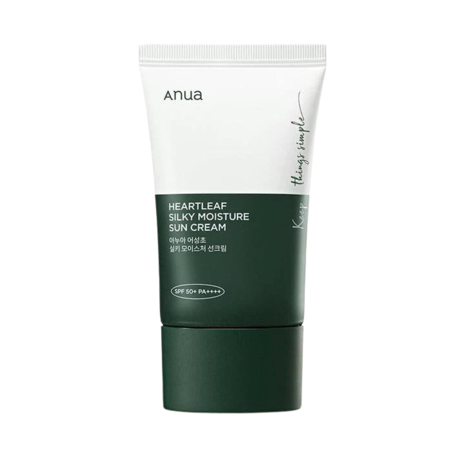 Anua Heartleaf Silky Moisture Sun Cream SPF50+/PA++++ 50ml