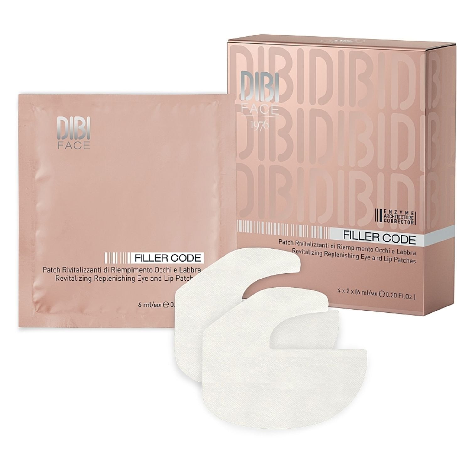 DIBI Milano | Filler Code Revitalising Replenishing Eye and Lip Patches 4 x 2 x 6ml