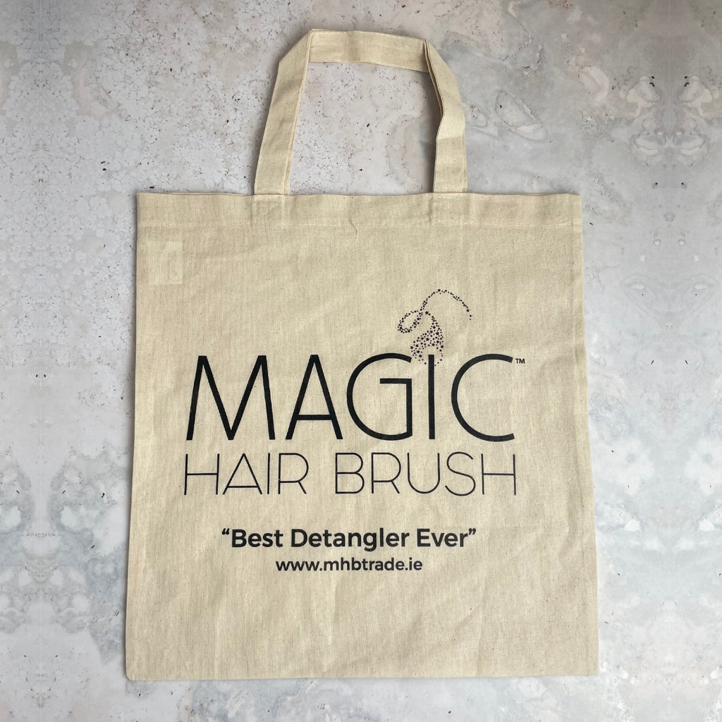 Magic Hair Brush | Cream Canvas Bag