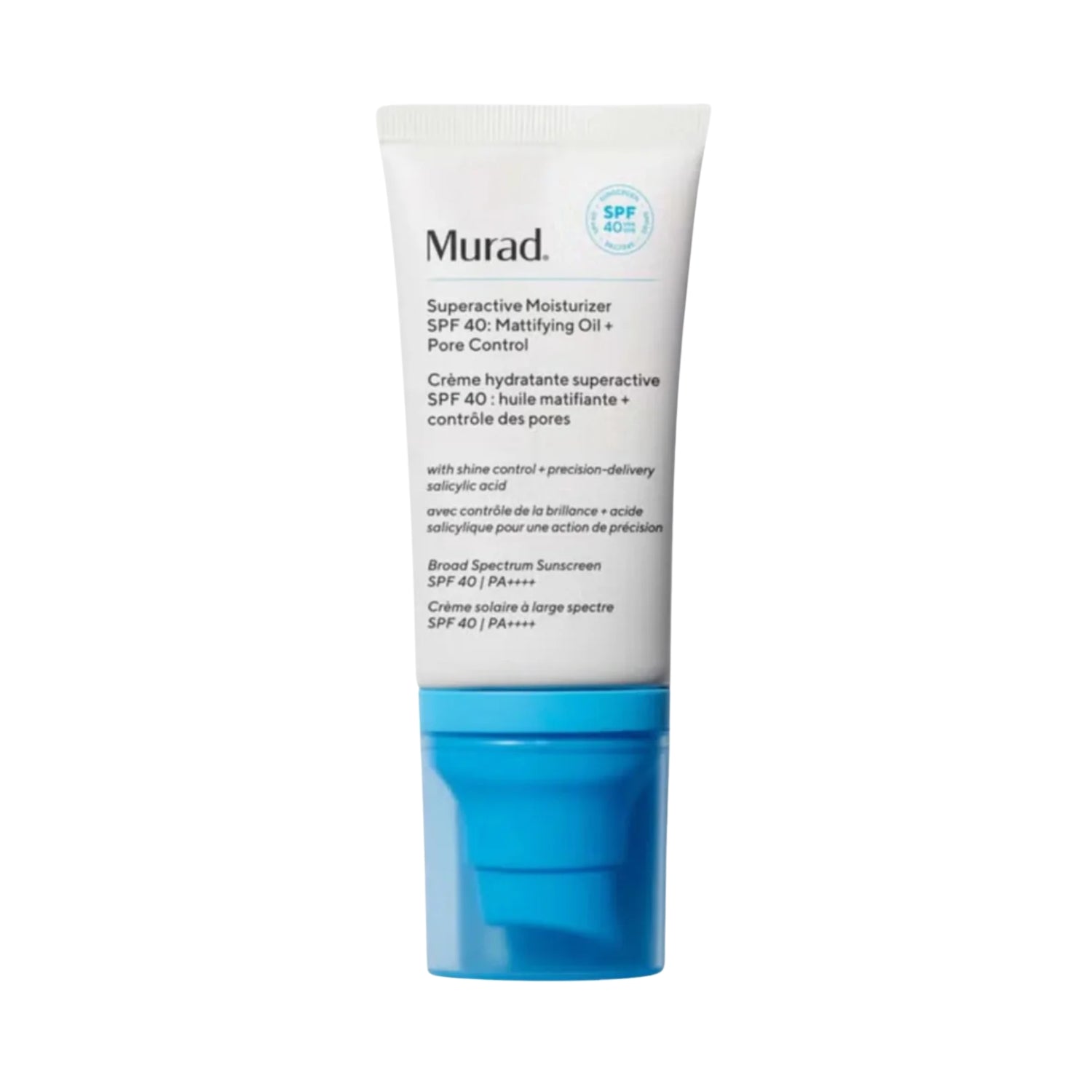 Murad Superactive Moisturiser SPF40 Mattifying Oil + Pore Control 50ml