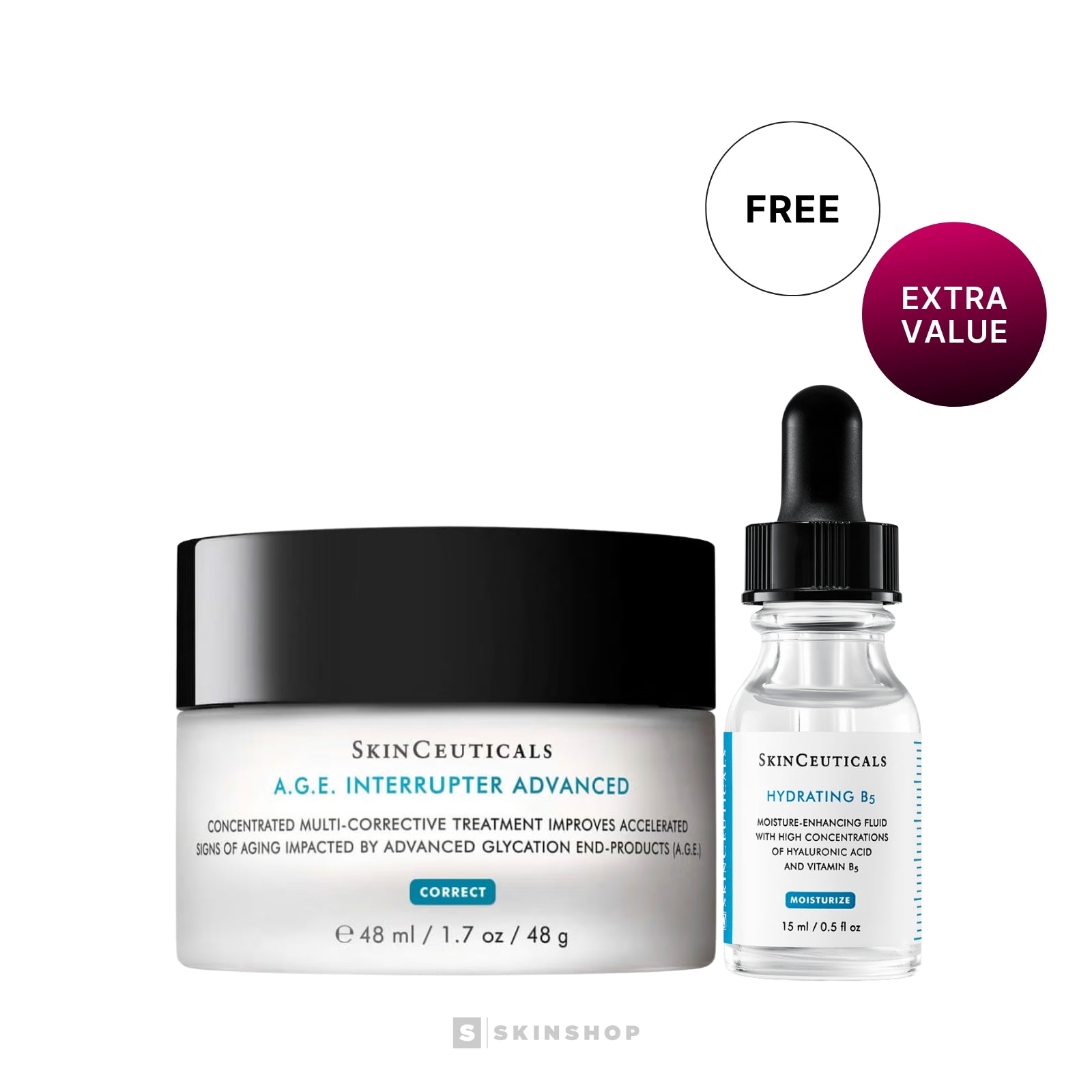 SkinCeuticals | A.G.E. Interrupter Advanced + Hydrating B5 Duo Bundle