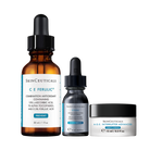 SkinCeuticals Ageless Double Up Bundle with C E Ferulic 30ml, P-TIOX 15ml and A.G.E. Interrupter Advanced 15ml